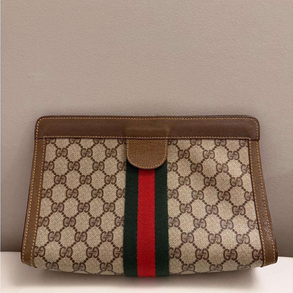 Gucci Vintage Web Sherryline Pouch